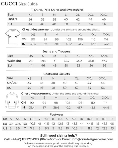 gucci mens size chart|Gucci men's shirt size chart.